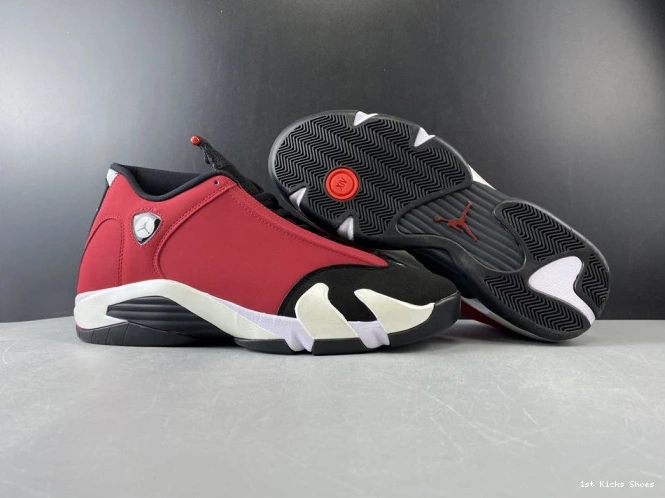 1st Kicks GYM JORDAN RED TORO AIR 14 RETRO 487471-006 0731